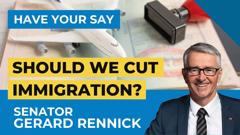 Immigration - Senator Gerard Rennick